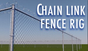 3D Chain Link Fence Rig